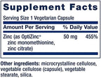Life Extension Zinc Caps vegetarian capsules close up