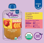 Plum Organics organic fruit puree pouch 4 ounce packaging