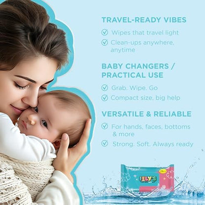 Ioly's 99 percent pure water baby wipes with aloe vera extract