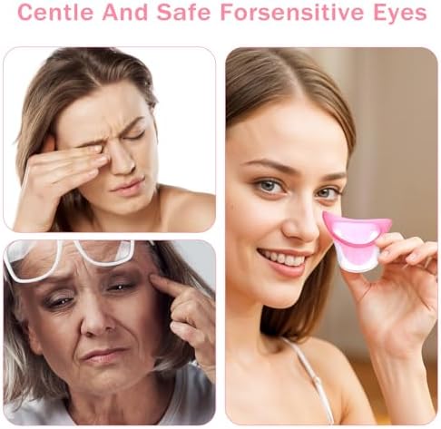 Ergonomic reusable eye wash container for removing makeup irritants.