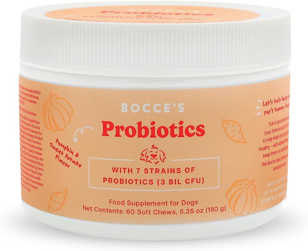 Bocce's Bakery Calming Supplement for Dogs, Daily Chews Made in The USA with Chamomile, Lemon Balm, L-Theanine & Melatonin, Supports Stress, Banana & Honey, 60 ct - Image 9