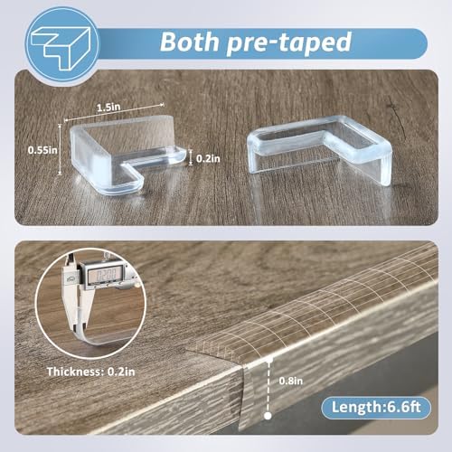 Transparent silicone safety bumper for fireplace hearth
