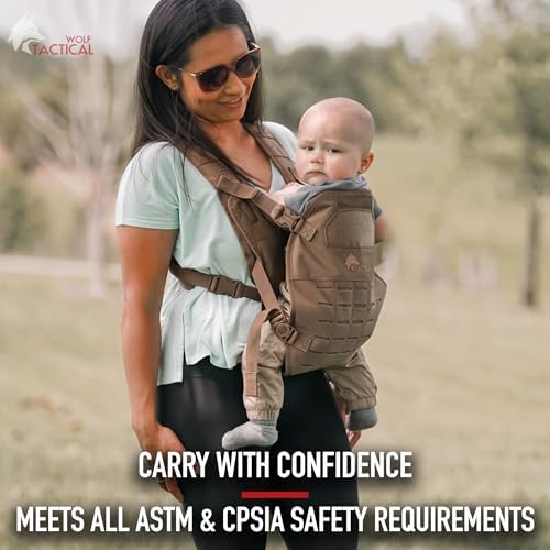 Adjustable buckles on Wolf Tactical infant carrier