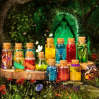 Detailed view of Alritz potion making accessories and wand