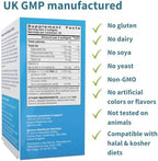 Nutritional information panel on Igennus Pharmepa Restore packaging