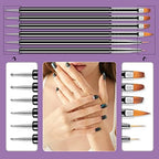 Metallic ball ends of the Artdone professional manicure tools showcasing different dotting sizes.