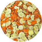 Exotic Nutrition natural mixed vegetable treat resealable bag back view