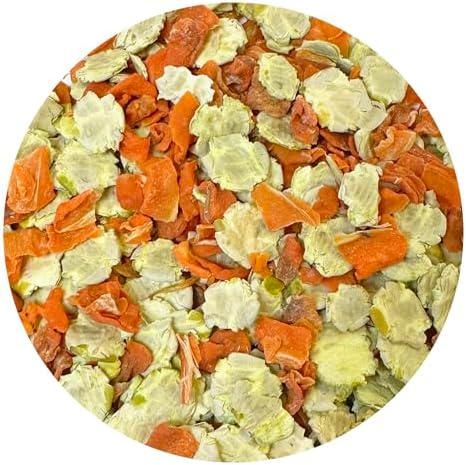 Exotic Nutrition natural mixed vegetable treat resealable bag back view