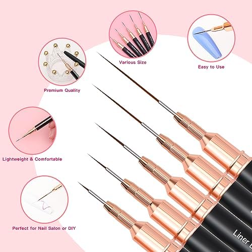 Shenlee Komall nail design tools for precise salon quality nail art