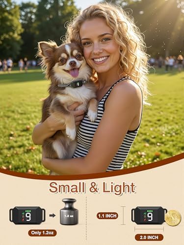Rechargeable pet trainer collar displaying the safe protective rubber contact nubs
