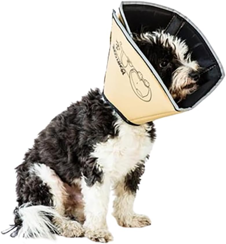 All Four Paws Comfy Cone Pet Cone for Dogs, Cats, Large, Tan - Comfortable Soft Dog Cone Collar Alternative for After Surgery, Wound Care, Spay, Neuter - Dog and Cat Recovery Elizabethan-Collar - Image 13