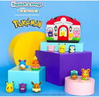 Packaging view of the officially licensed Pokémon mini squish collection by Jazwares