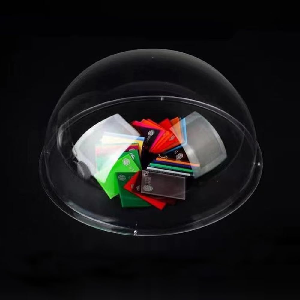 Lotowelzon protective acrylic dome with pre-drilled locating holes on the flange