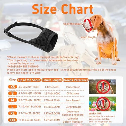 Dog wearing Seyezo muzzle showing ability to pant