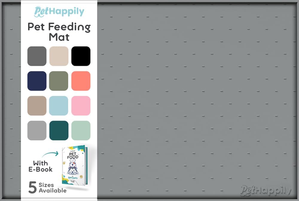 Pethappily dog food mat front view