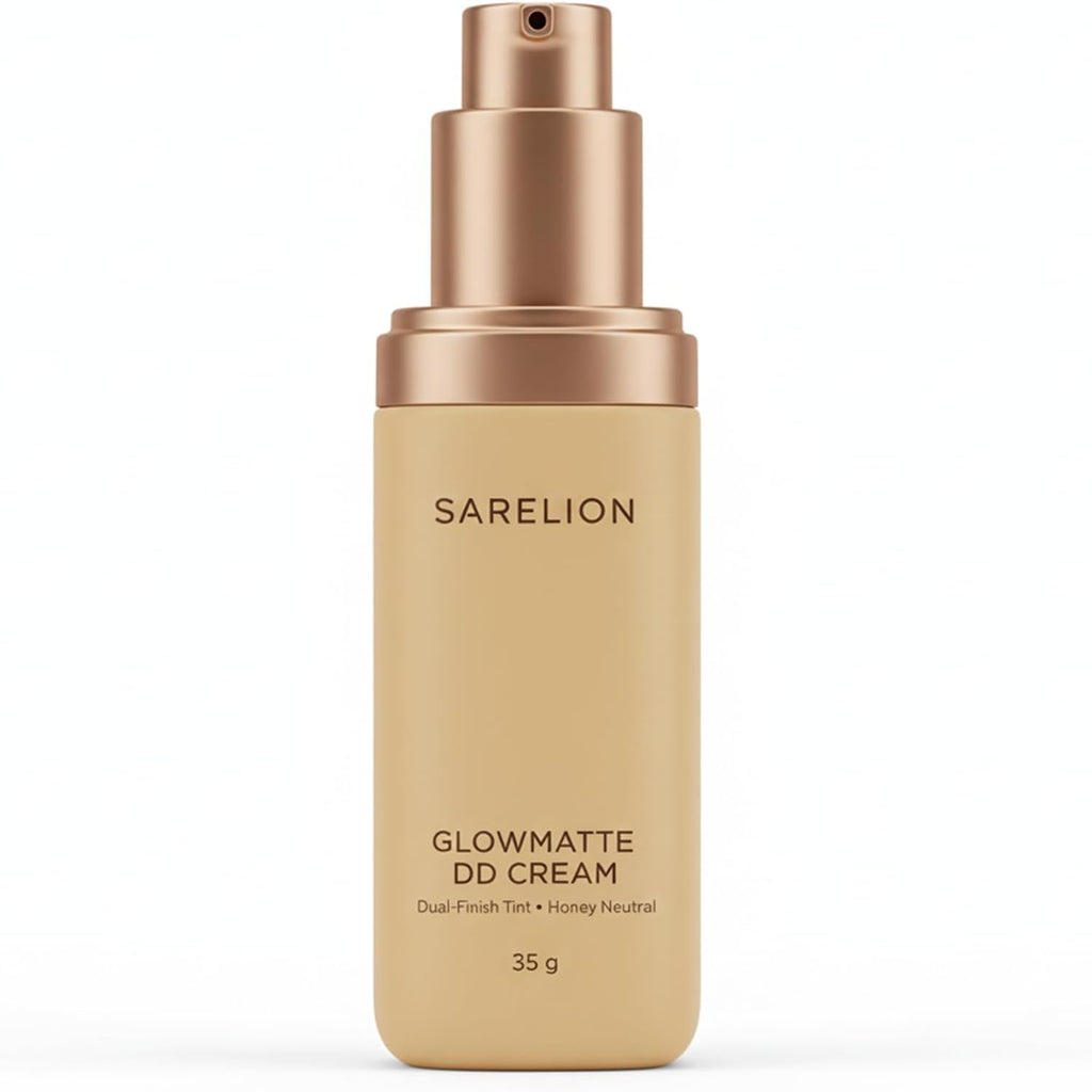 Sarelion GlowMatte DD Cream front view in Honey Neutral shade
