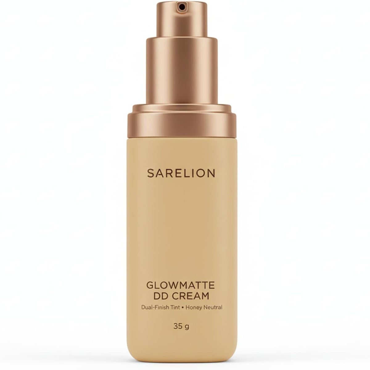 Sarelion GlowMatte DD Cream front view in Honey Neutral shade