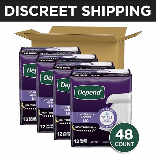 Depend adult bed protectors unfolded view showcasing the large mattress coverage area.