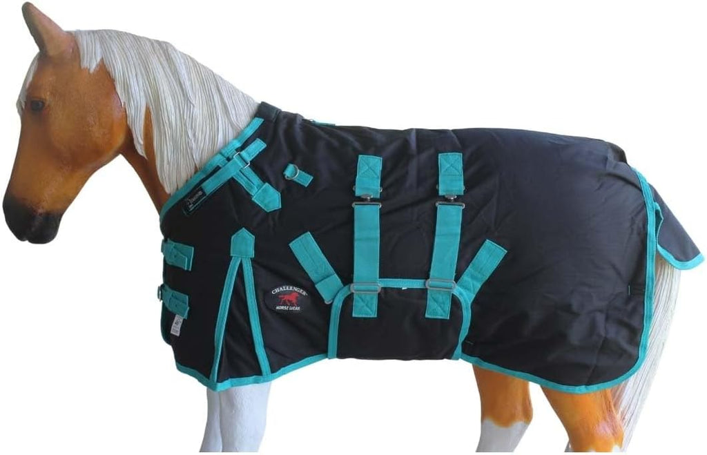 Challenger miniature horse foal winter blanket front view