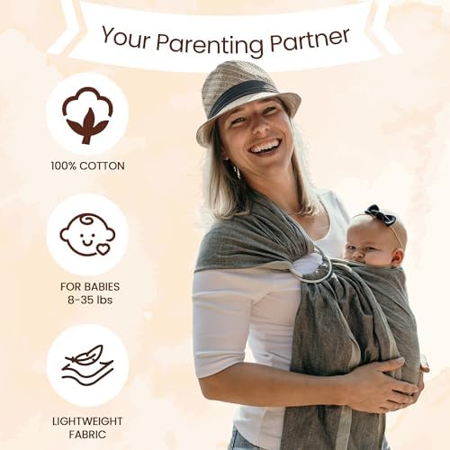 Tummy to tummy newborn wearing style with secure wrap carrier