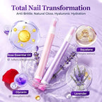 Fiopet Goal Zone dual-action nail tool in use on hand