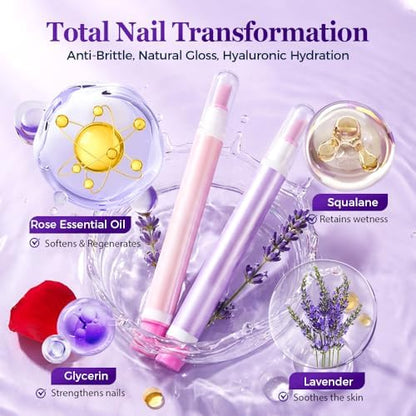 Side-by-side view of the two pack Goal Zone ceramic nail pens showcasing the sleek packaging.