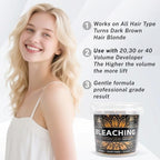 Authentic USA imported professional hair bleaching product packaging for Indian salons.