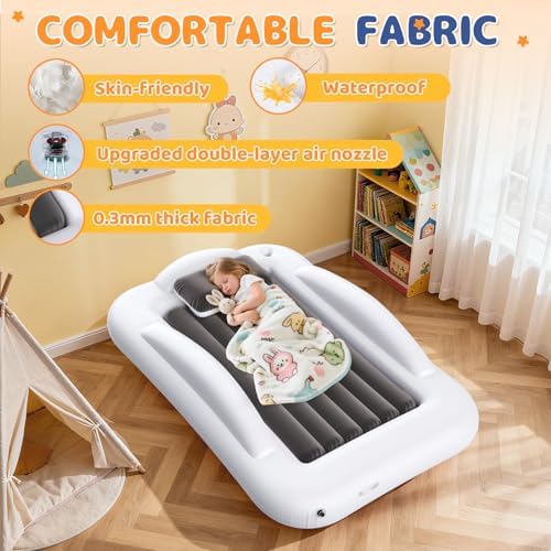 Durable puncture proof children travel mattress packed inside a suitcase