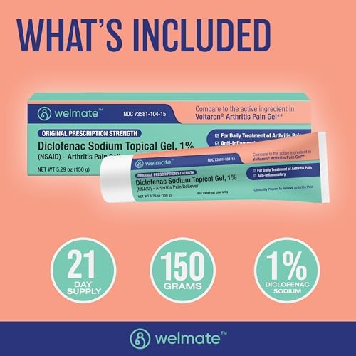 Authentic USA imported WELMATE arthritis pain gel package display showing complete product labels and features