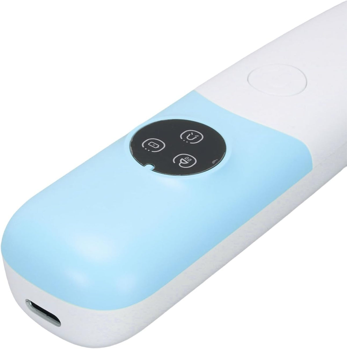 Zunate blue cordless electric shaver detailing cat ears and foot pads safely