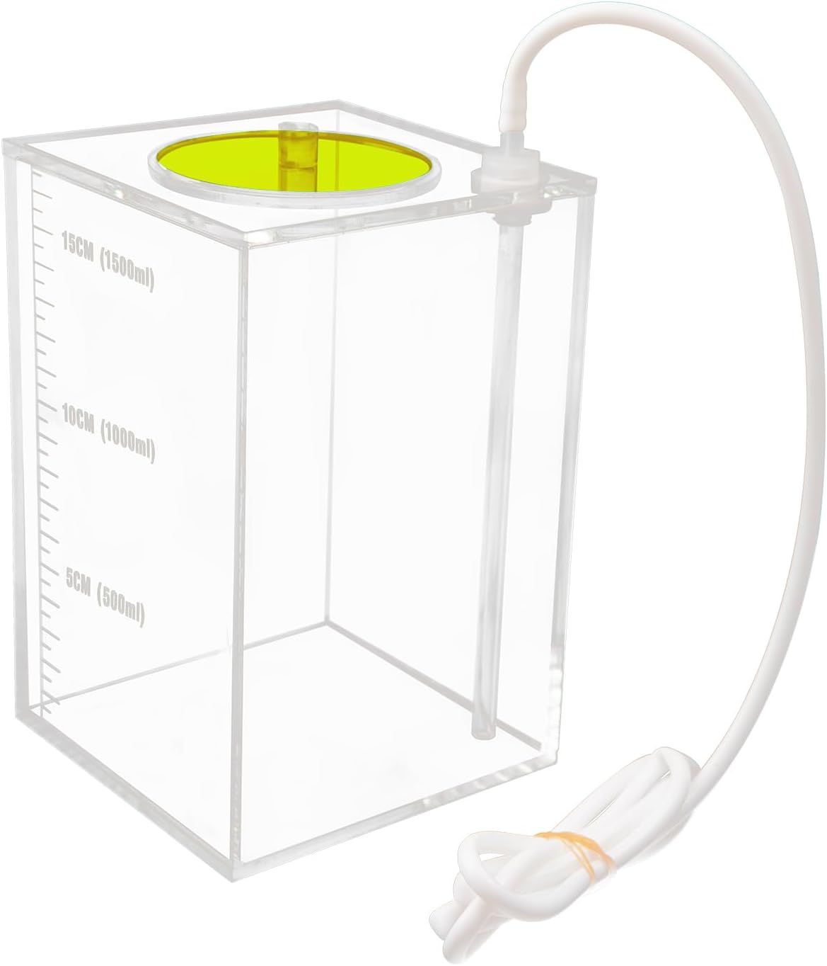 Aquarium Choice Acryli Made Liquid Storage Bucket Doing Pump Reservoir Container (4.7 * 7.4 * 10.9 Inch;5000ml/5LRed) - Image 13