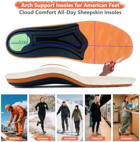 MelSyd plantar fasciitis inserts being trimmed to fit for custom shoe sizing.