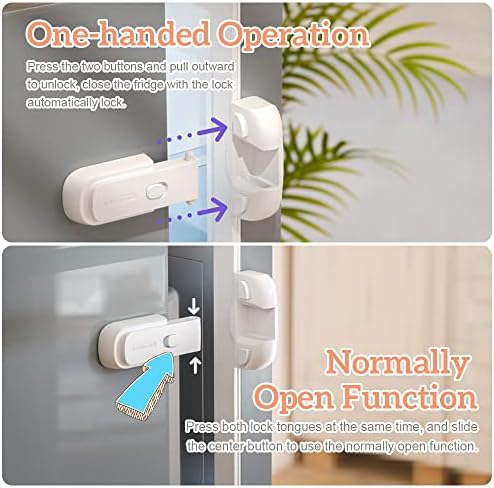 Eudemon fridge lock one-handed operation demonstration