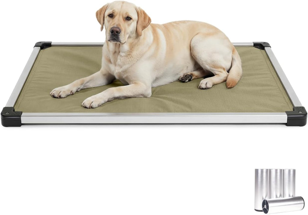 K9 Ballistics Chew Proof Armored Padded Dog Crate Bed, Virtually Indestructible, Legs Included (Blue Quartz, Large (41" L x 27" W x 5" H)) - Image 11