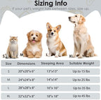 Hoewina Dog & Cat Bed for Indoor Cats, 20in Calming Donut Bed for Puppy and Kitten, Washable Round Fluffy Pet Bed for Small Medium Dogs and Cats (Light Grey) - Image 3