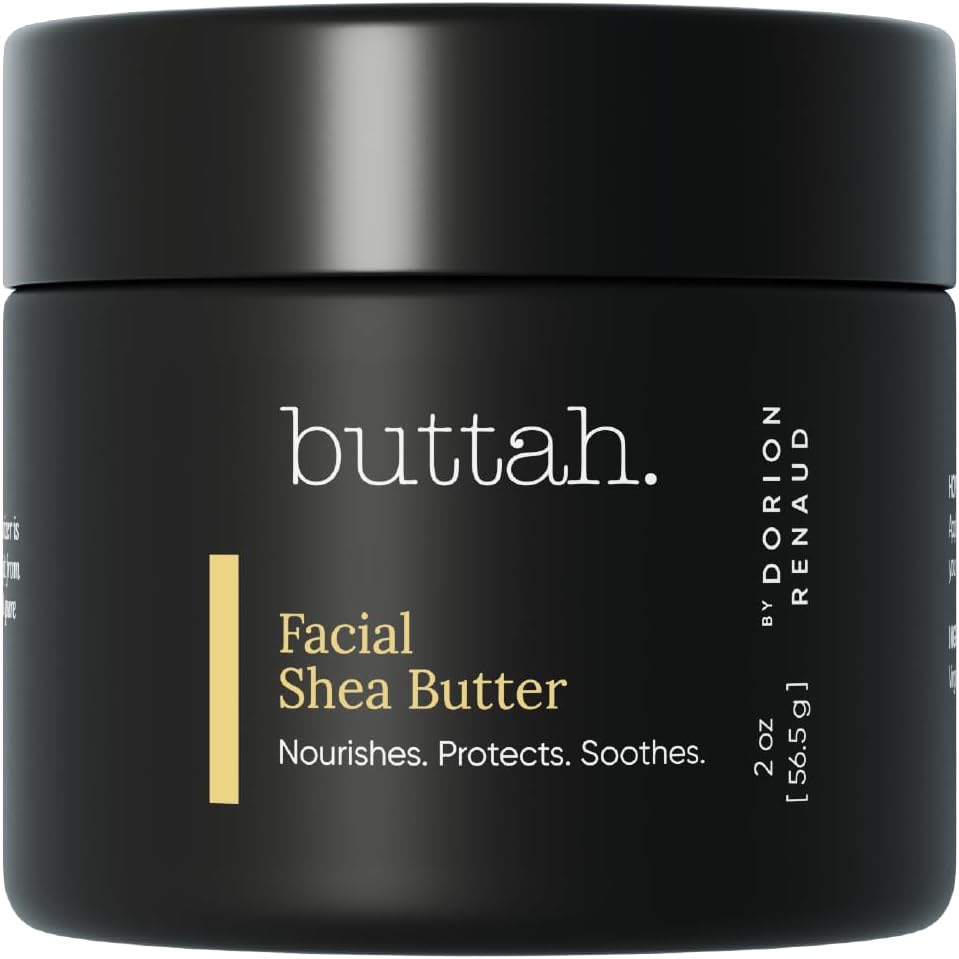 Buttah Skin Facial Shea Butter 2 Ounce jar front view
