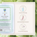 Authentic USA imported Lindi Skin Cooler Pad for oncology skincare.