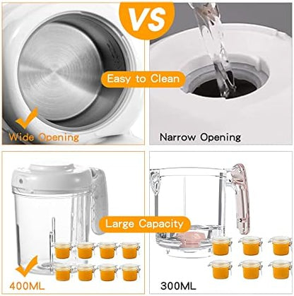 AMZBABYCHEF dishwasher safe components detached and ready for quick kitchen cleanup