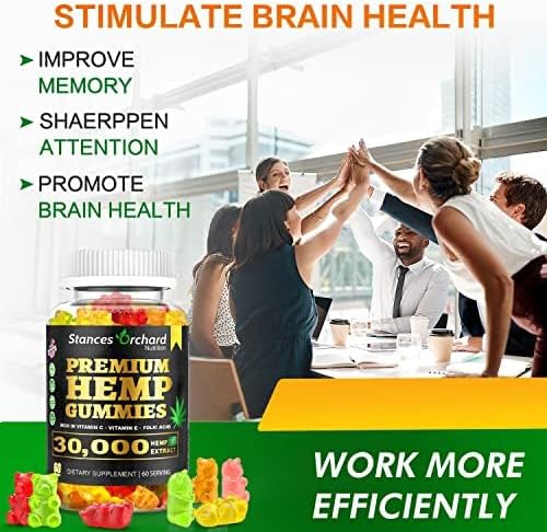 Stances Orchard organic hemp gummies nutritional facts panel