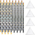 Maitys 20 pieces rhinestone picker pen set with bead trays front view