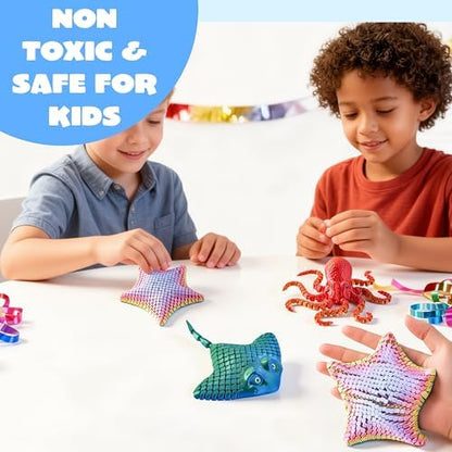 Joyin sea creature fidget collection on office desk