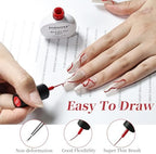 Professional DIY manicure kit featuring Jodsone red liner gel