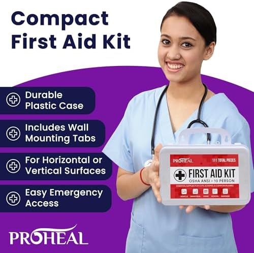 Compact first aid kit for trucks and construction vehicles by ProHeal