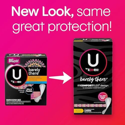 Ultra thin breathable panty liners for all day skin comfort