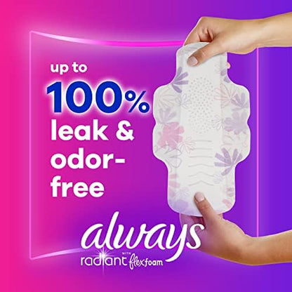 Always FlexFoam Size 3 extra heavy absorbency pads with wings display