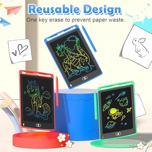 TQU kids drawing tablet showing pressure sensitivity