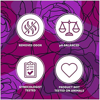 Hypoallergenic and paraben free feminine hygiene cloths for sensitive skin