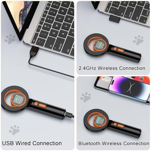 Symcode microchip scanner with wireless connectivity features