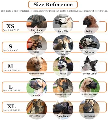 Breathable dog training muzzle demonstrating how a pet can pant and drink safely