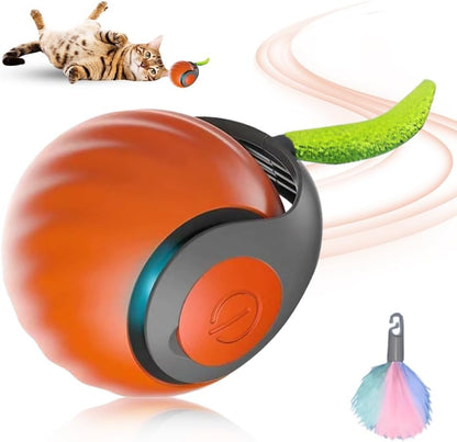 Upgrade Speedy 3.0 Tail Cat Toy, 2026 New Speedy Tail Interactive Cat Toy for Indoor Cats, USB Rechargeable Automatic Moving Smart Cat Toys Ball with Tail Two Speed Adjustment (Blue+Orange, 2PCS) - Image 10